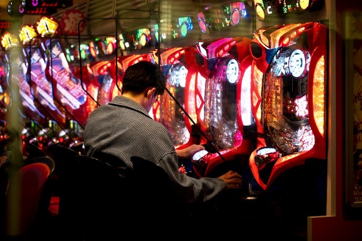 Diverse slot game reels displaying various themes and symbol combinations